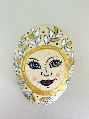 Kunst stein bemalter - kunst, &