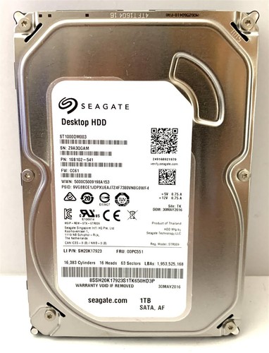 Seagate desktop hdd 1tb - desktop,