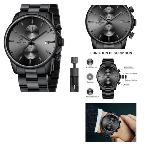 Herrenchronograph quarzuhr - herrenchronograph,