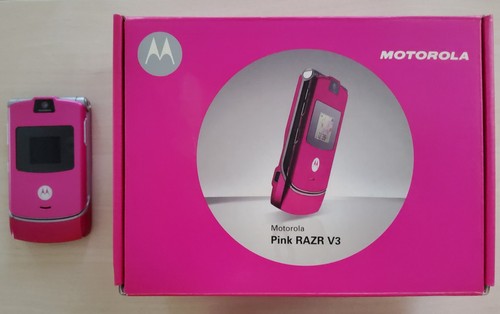 Motorola handy razr pink - v3,