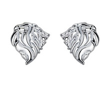 2 Stück 3D Metall Löwe Kopf