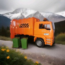 Spielzeug Müllauto MAN Hecklader Von Bruder 