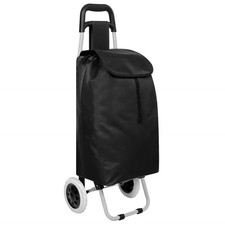 Einkaufstrolley Trolley Rollwagen Einkaufstrolly Shopper schwarz B-Ware