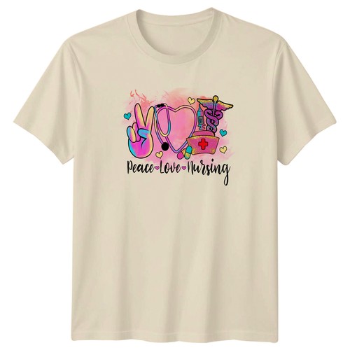Peace love krankenpflege damen - peace,