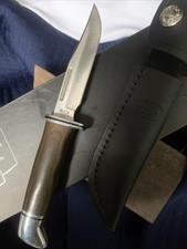 Rare Buck 117 Brahma Pro, Green Micarta, CPM-S35VN - wie neu aus Sammlung Knife