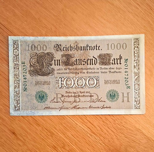 Reichsbanknote deutsches reich - reichsbanknote,