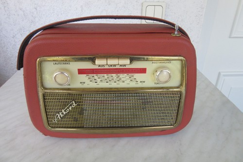 Koffer röhren radio akkord - röhren,