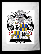 Flagge Wappen Familie Crest -