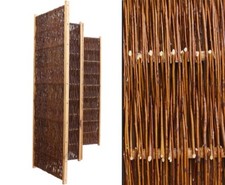 Weiden Paravent als Raumteiler