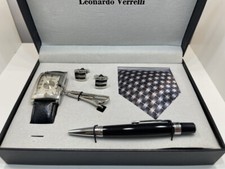 Leonardo Verelli Herren Accessoire Uhr + Schreibwaren Geschenkset - Top Zustand 