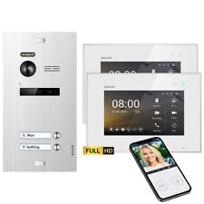 BALTER EVO HD Video Türsprechanlage Set 7" Monitor 2 Familienhaus App Steuerung