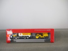 Herpa H0 157582 Modellauto-Set Benzin Shell LKW + Baustellenfahrzeug MAN TGS OVP