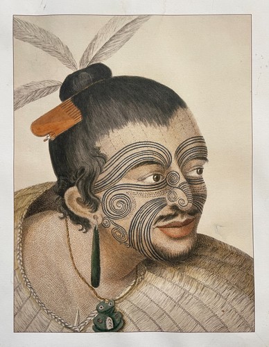 Maori tattoo portrait - maori,, tattoo,