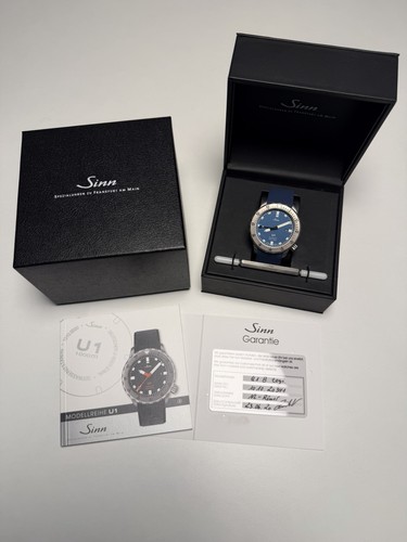 Sinn blau 44mm tegiment - u1,