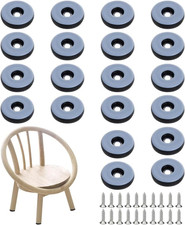 Teflongleiter Bodengleiter Schrauben Möbelgleiter Stuhlgleiter 20 Stück