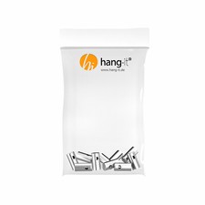 10 x Schraubgleiter für Perlonseil -  Bilderschiene Galerieschiene Zubehör