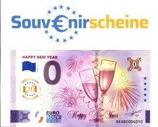 ANNIVERSARY 0 Euro Schein XEABC 2025-1 HAPPY NEW YEAR