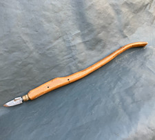 antikes Intarsien Messer Schultermesser Schnitzmesser Kirschen Werk [4092-5]