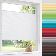 Plissee Klemmfix Sichtschutz verspannt Easyfix ohne Bohren Faltrollo Store + Tür