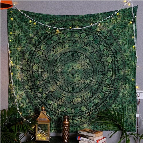 Craft trade mandala grün - mandala,