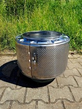 Waschmaschinentrommel als Feuertonne Feuerkorb Erdmiete Pflanzkübel 