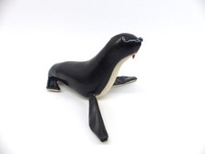 Vintage Seehund Figur Leder