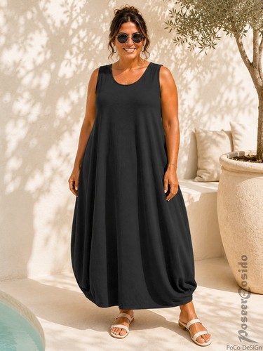 Lagenlook top ballon kleid - lagenlook,