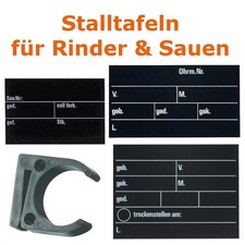 Stalltafel Boxentafel