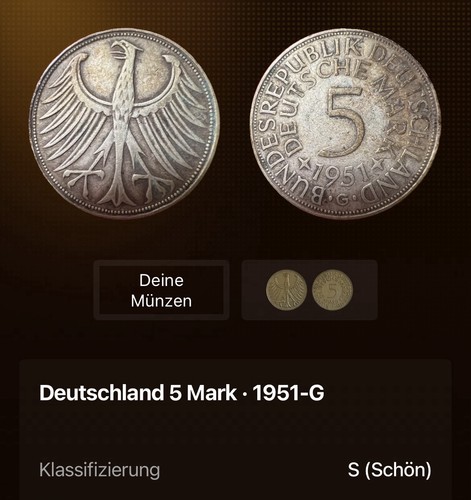 Deutschland brd 5 deutsche - /,