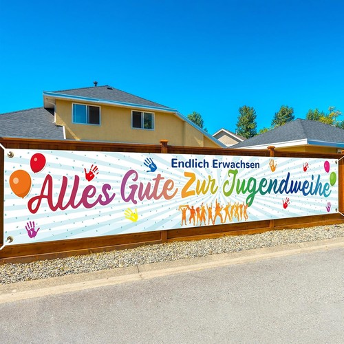 Banner deko jugendweihe - deko,