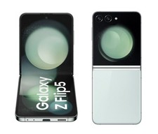 Samsung Galaxy Z Flip5 Green Handy Dummy Attrappe - Requisit, Deko, Werbung