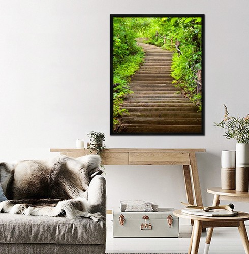 Grüne pflanze treppen 2 - grüne,