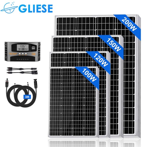 200w 12v solarmodul solarpanel - 12v,