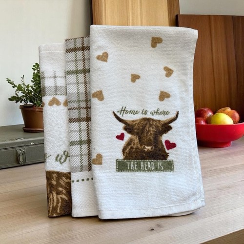 3er pack geschirrtücher - 3er,