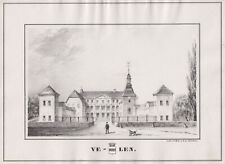 Velen Krs. Borken Original Lithografie Herle 1840
