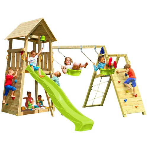 Spielturm belvedere rutsche - spielturm,