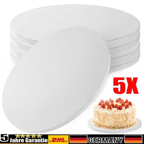 Cake board 30cm rund weiß - 30cm,