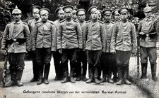 Ak Gefangene russische Ulanen