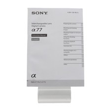 Bedienungsanleitung Sony a 77