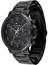 Herrenarmbanduhr Tommy Hilfiger Daniel 1710383 – elegant, schwarz, original