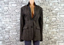 EDDIE BAUER DAMEN WOLLE MIX TWEED  JACKETT BLAZER BRAUN BEIGE ROT SCHWARZ 42 NEU