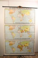 Schulwandkarte Wandel politischen Weltbildes Westermann Lehrtafel Unterricht