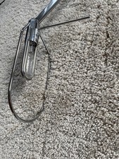 Belux Lifto Schreibtisch-Leuchte Chrom erste Serie 2 mm Inbus, mit Griffstab