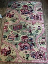 Kinderteppich Straße Spielteppich - Schadstofffrei Sweet Village Prinzessin Rosa