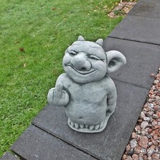 Steinfigur Troll der Teufel