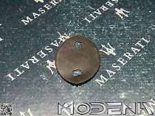 Gummi für Maserati Emblem Dreizack Tridente Oval beige Metal 63 mm Emaille