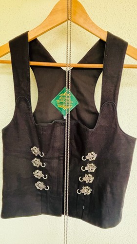 Schwarzes trachtenmieder - schwarzes,