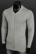 CASUAL STRICK LONG SWEATJACKE RARE INDIGO WINTER JACKE PULLI STYLER GOTHIC 52 L