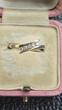 Diamant Ring Gelbgold gepunzt