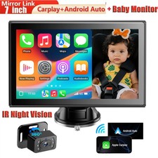 7 Zoll Touchscreen CarPlay Autoradio Navi Wireless ios CarPlay &Android Auto GPS